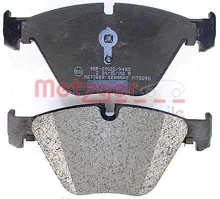METZGER 1170090 Bremsbelagsatz, Scheibenbremse